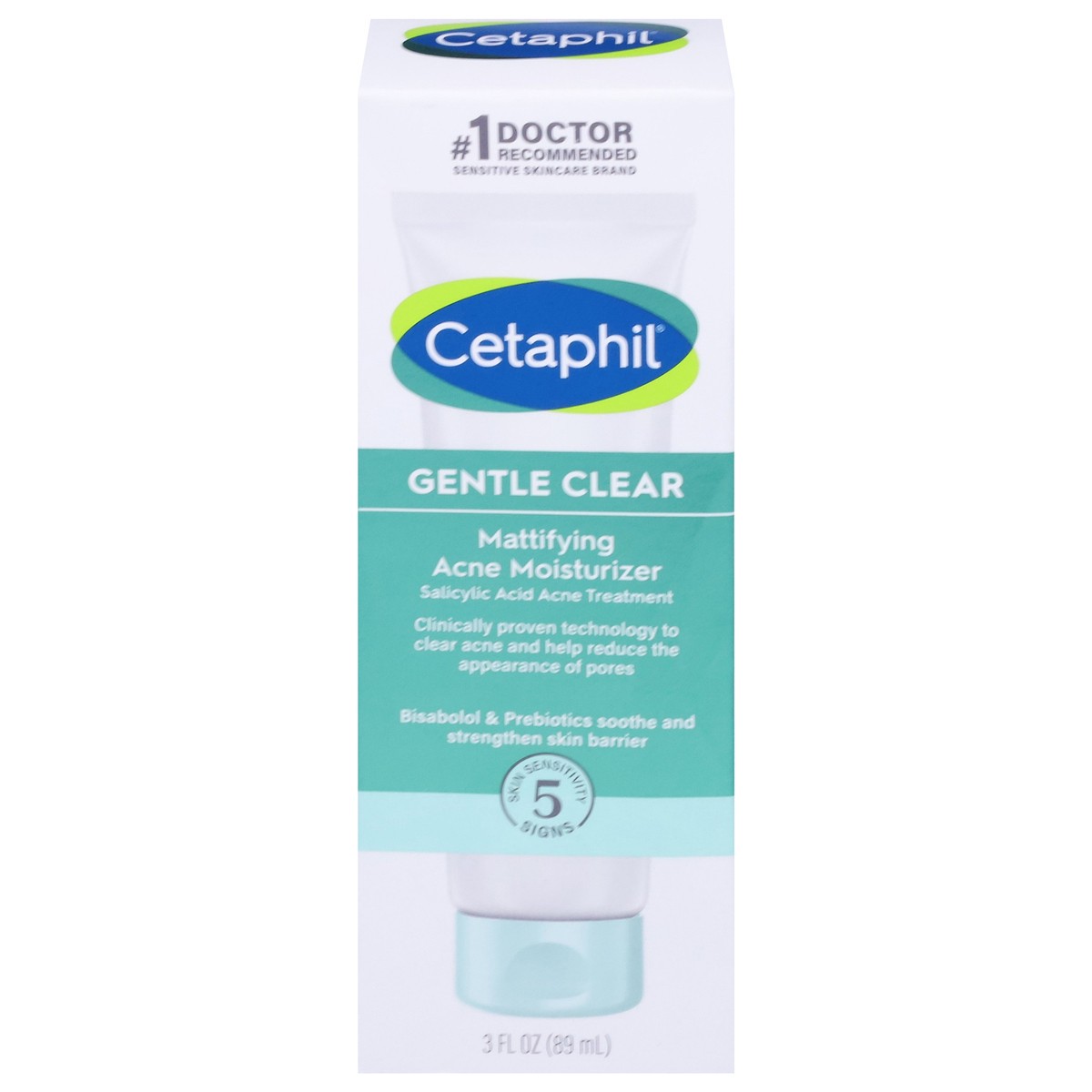 slide 1 of 9, Cetaphil Gentle Clear Mattifying Acne Moisturizer 3 fl oz, 3 fl oz