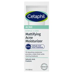 Cetaphil Gentle Clear Mattifying Acne Moisturizer with 0.5% Salicylic Acid