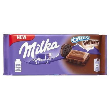 slide 1 of 1, Milka Oreo Brownie, 3.28 oz