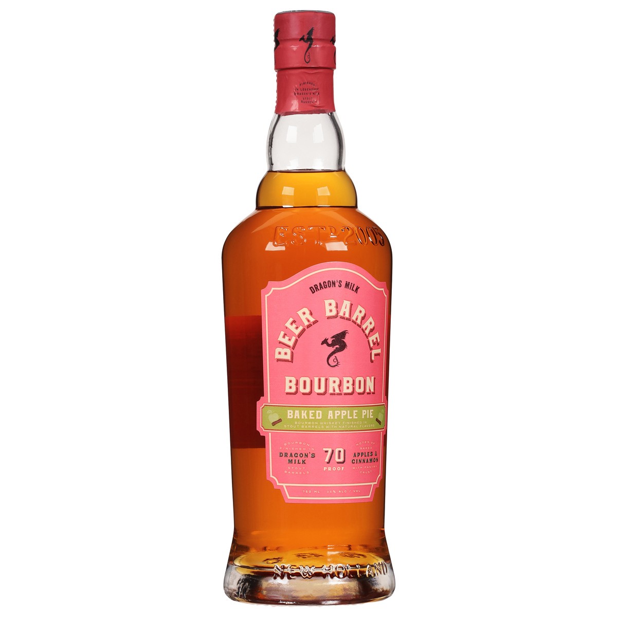 slide 8 of 9, New Holland Beer Barrel Bourbon, Baked Apple Pie, 750 ml