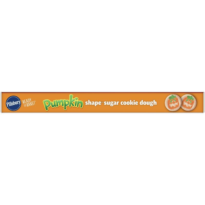 slide 6 of 9, Pillsbury Ready-to-Bake Pumpkin Shape Sugar Cookie Dough - 9.1oz/20ct - Halloween, 9.1 oz, 20 ct