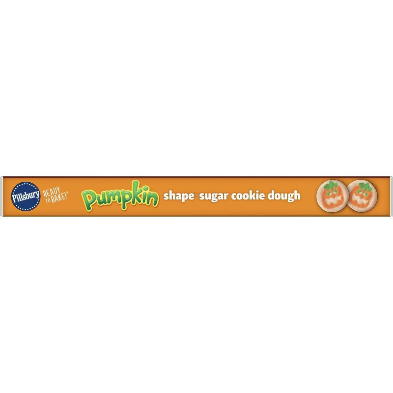 slide 9 of 9, Pillsbury Ready-to-Bake Pumpkin Shape Sugar Cookie Dough - 9.1oz/20ct - Halloween, 9.1 oz, 20 ct