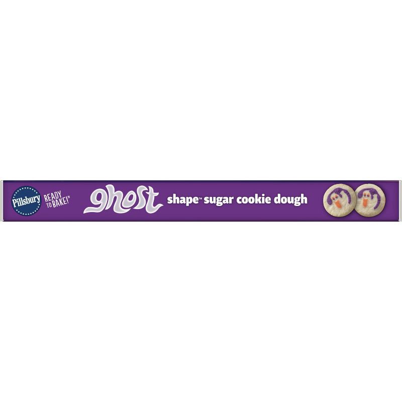 slide 12 of 12, Pillsbury Ready-to-Bake Ghost Shape Sugar Cookies Dough - 9.1oz/20ct - Halloween, 9.1 oz, 20 ct