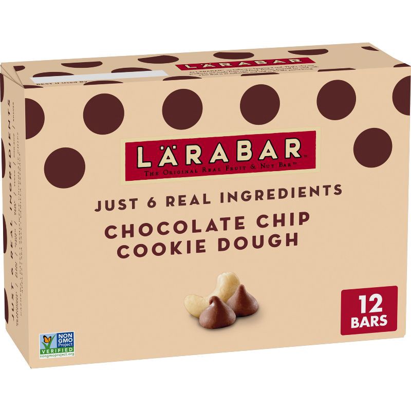 slide 1 of 7, Larabar Chocolate Chip Cookie Dough Bar - 19.2oz/12ct, 19.2 oz, 12 ct