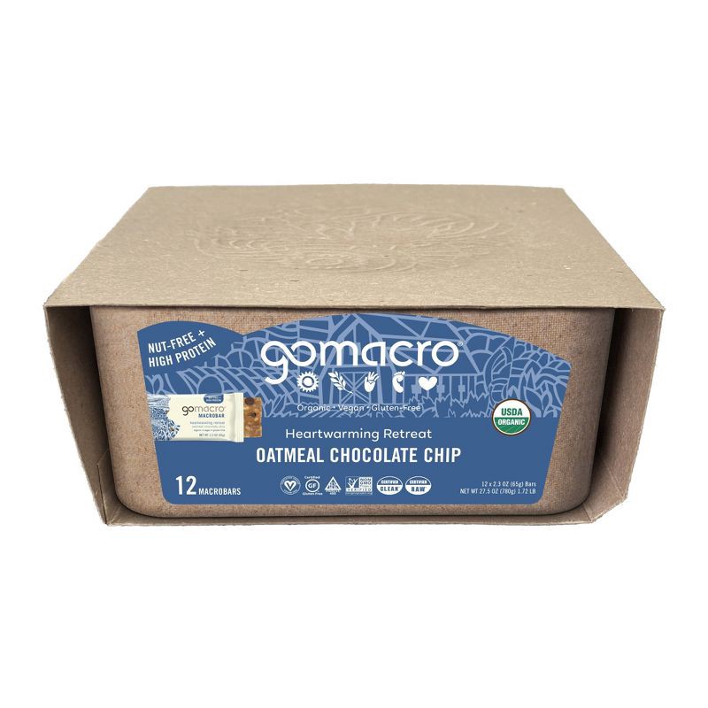 slide 3 of 6, GoMacro Oatmeal Chocolate Chip MacroBar - 1ct/ 2.3oz, 1 ct, 2.3 oz