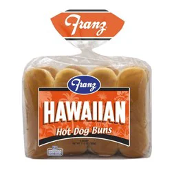 Franz Hawaiian Hotdog Buns - 8ct / 15oz
