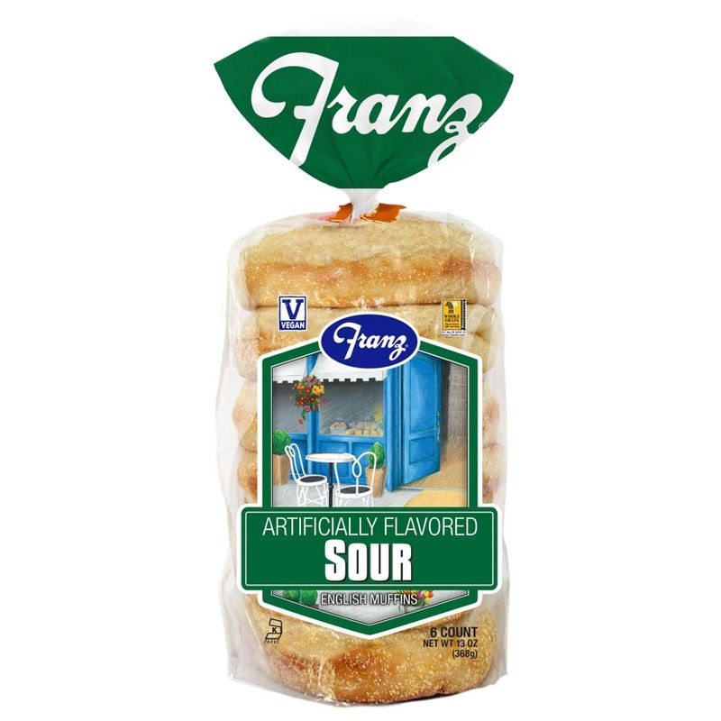 slide 1 of 4, Franz Sour English Muffins - 6ct, 6 ct