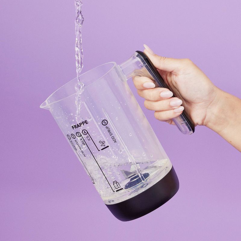 Mr. Coffee Frappe SingleServe Iced and Hot Coffee Maker/Blender with 2 Reusable Tumblers and