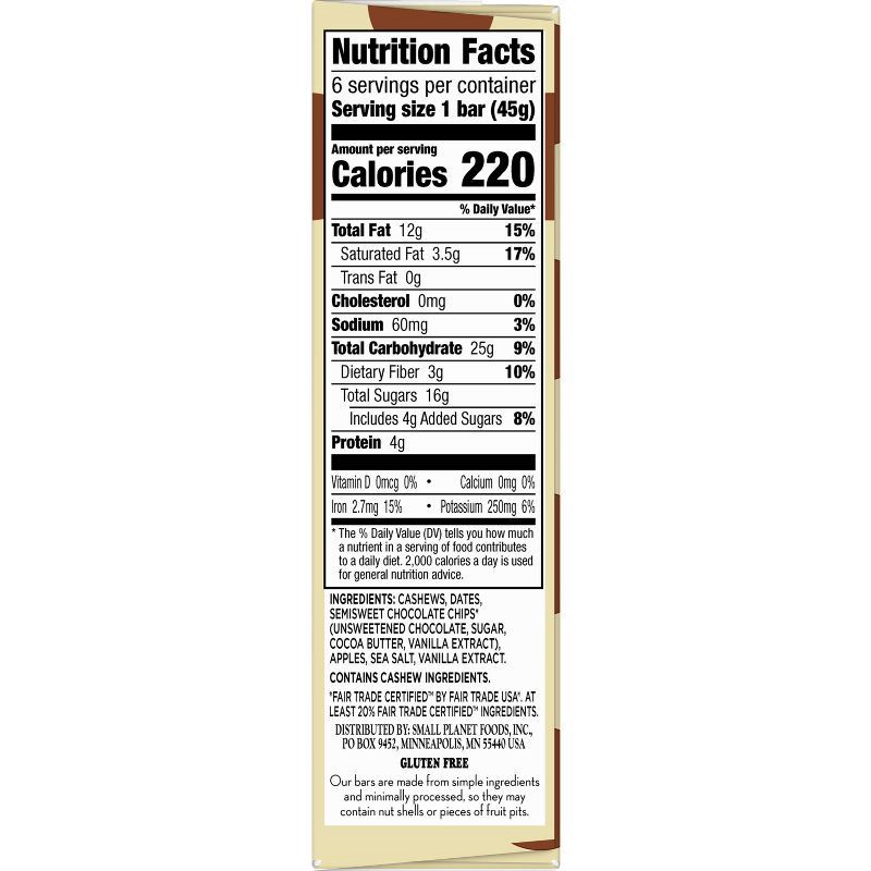 slide 6 of 14, Larabar Chocolate Chip Cookie Dough Protein Bar - 9.6oz/6ct, 9.6 oz, 6 ct