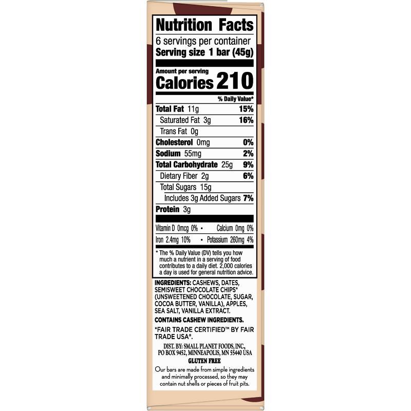 slide 8 of 14, Larabar Chocolate Chip Cookie Dough Protein Bar - 9.6oz/6ct, 9.6 oz, 6 ct