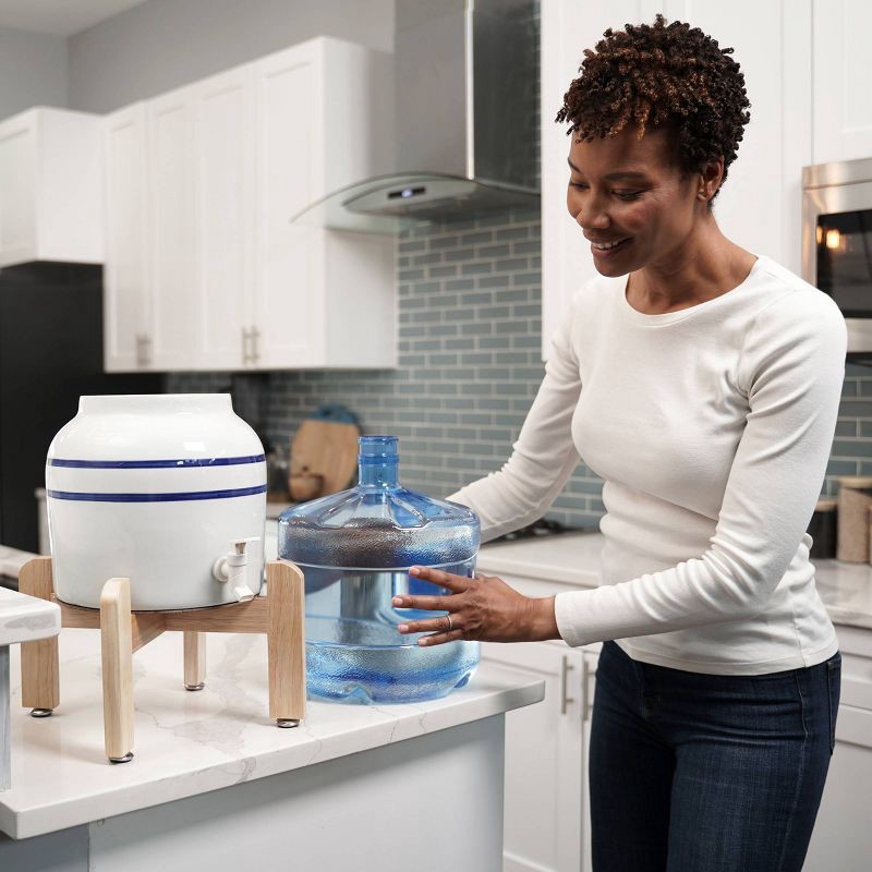 slide 5 of 8, Primo Water Countertop Water Dispenser: White Beverage Server for Cold Drinks, Dishwasher-Safe, 1-Year Warranty, 1 ct