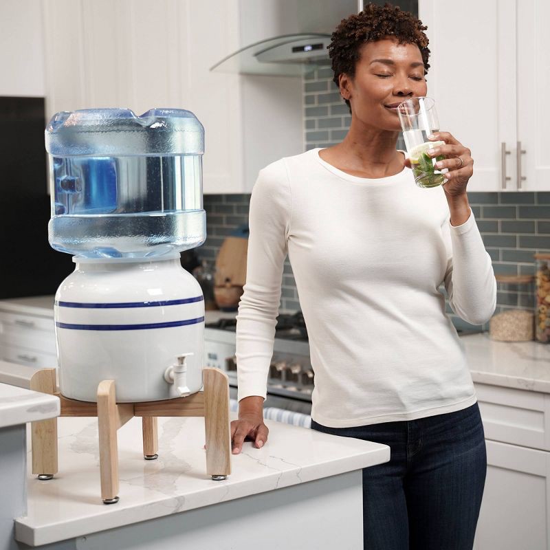 slide 2 of 8, Primo Water Countertop Water Dispenser: White Beverage Server for Cold Drinks, Dishwasher-Safe, 1-Year Warranty, 1 ct