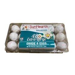 SunHearth Extra Large White Grade A Eggs - 18ct