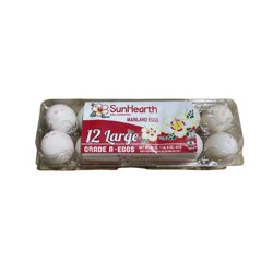 SunHearth Large White Grade A Eggs - 12ct