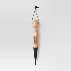 Digging Dibber with Hardwood Handle Black - Smith & Hawken