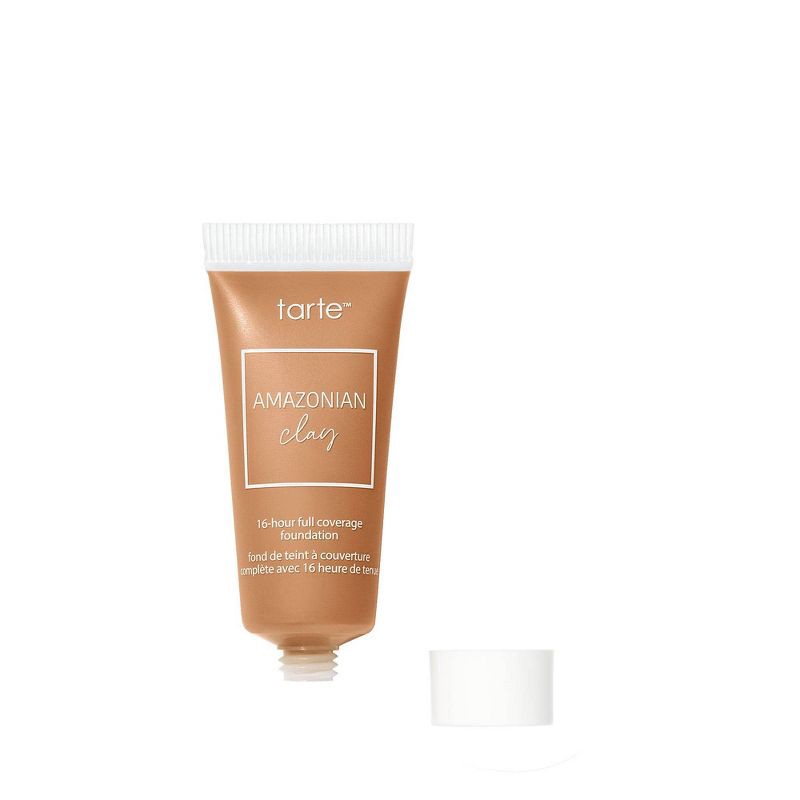 slide 2 of 9, tarte Travel-Size Amazonian Clay 16hrs Full Coverage Foundation - 42H Tan Honey - 0.5 fl oz - Ulta Beauty, 0.5 fl oz