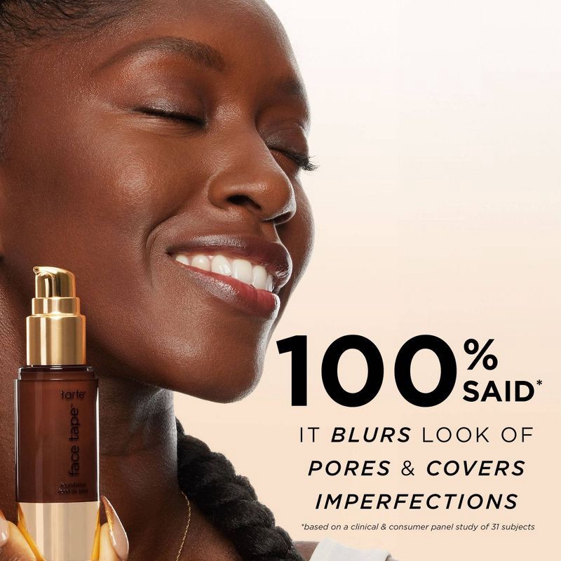 slide 4 of 9, tarte Face Tape Foundation 60N - Mahogany - 1.01 fl oz - Ulta Beauty, 1.01 fl oz