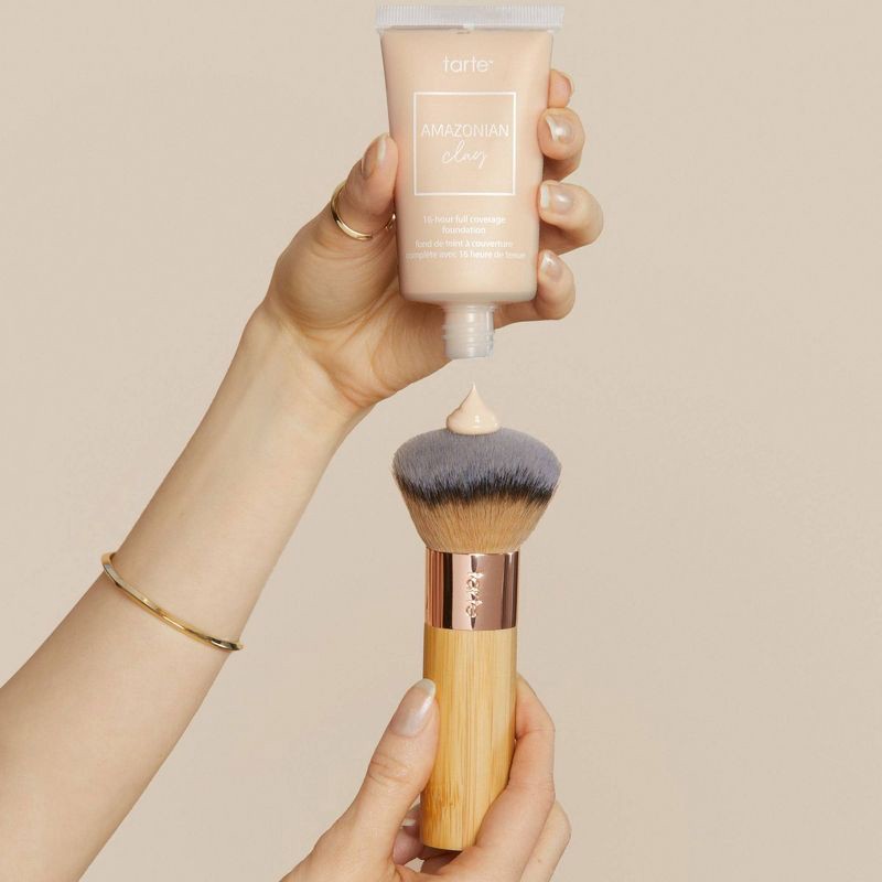 slide 5 of 5, tarte The Buffer Airbrush Finish Foundation Brush - Ulta Beauty, 1 ct