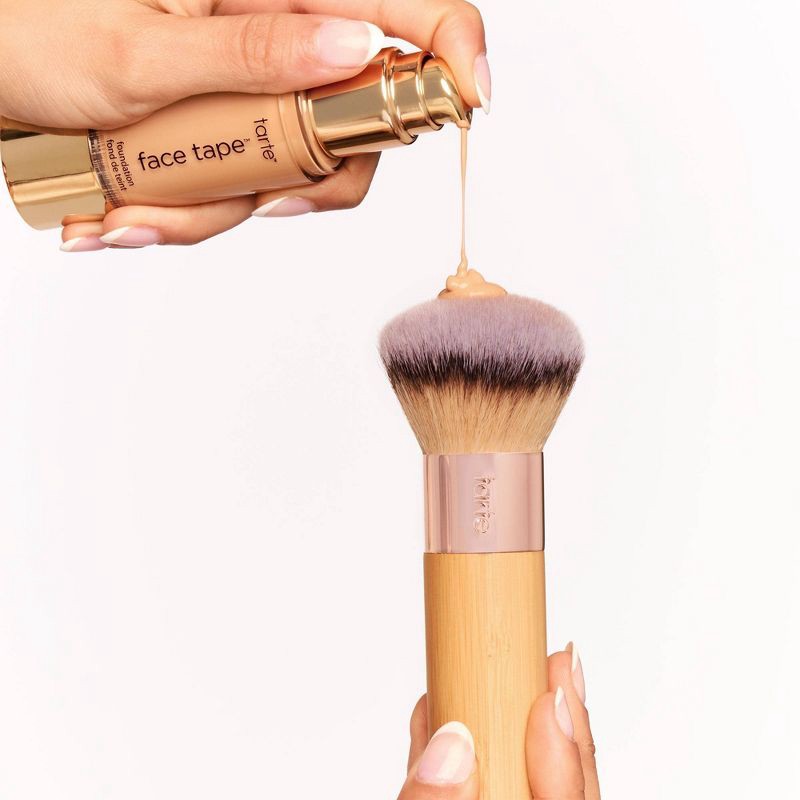slide 6 of 6, tarte The Buffer Airbrush Finish Foundation Brush - Ulta Beauty, 1 ct