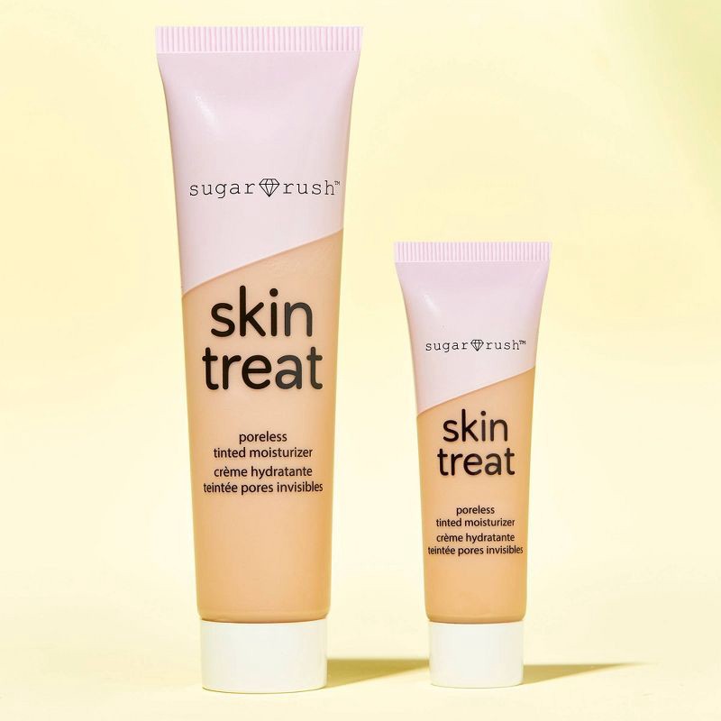 slide 5 of 5, tarte Sugar Rush Travel-Size Skin Treat Pore less Tinted Moisturizer Broad Spectrum SPF 20 - Tan - 0.33 fl oz - Ulta Beauty, 0.33 fl oz