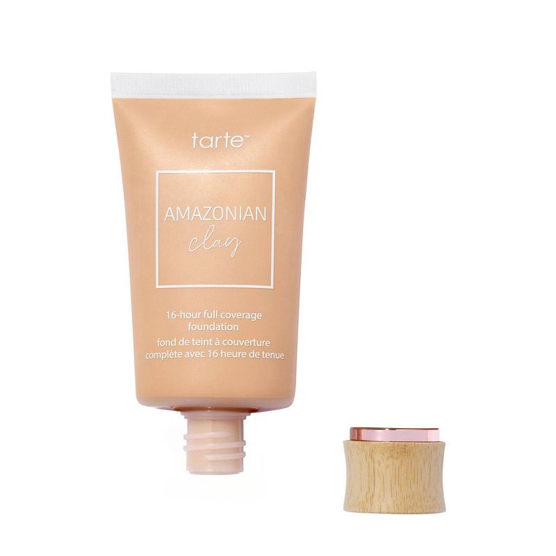 slide 2 of 14, tarte Amazonian Clay 16hrs Full Coverage Foundation - 27S Light-Medium Sand - 1.7 fl oz - Ulta Beauty, 1.7 fl oz