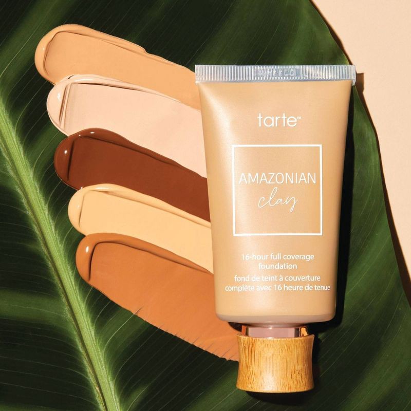 slide 13 of 14, tarte Amazonian Clay 16hrs Full Coverage Foundation - 51S Deep Sand - 1.7 fl oz - Ulta Beauty, 1.7 fl oz