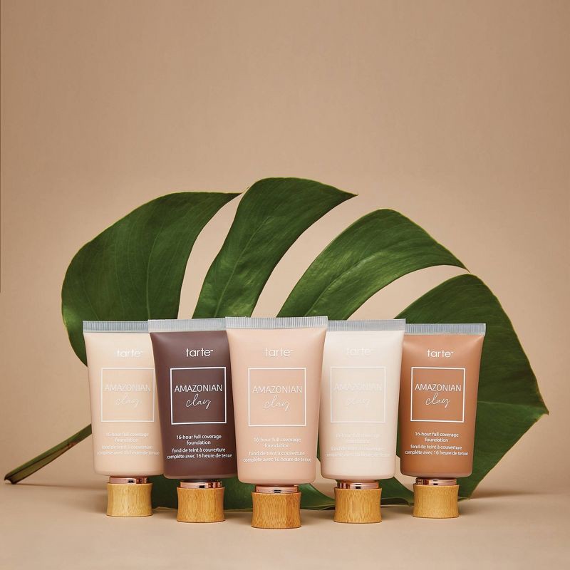 slide 14 of 14, tarte Amazonian Clay 16hrs Full Coverage Foundation - 42H Tan Honey - 1.7 fl oz - Ulta Beauty, 1.7 fl oz