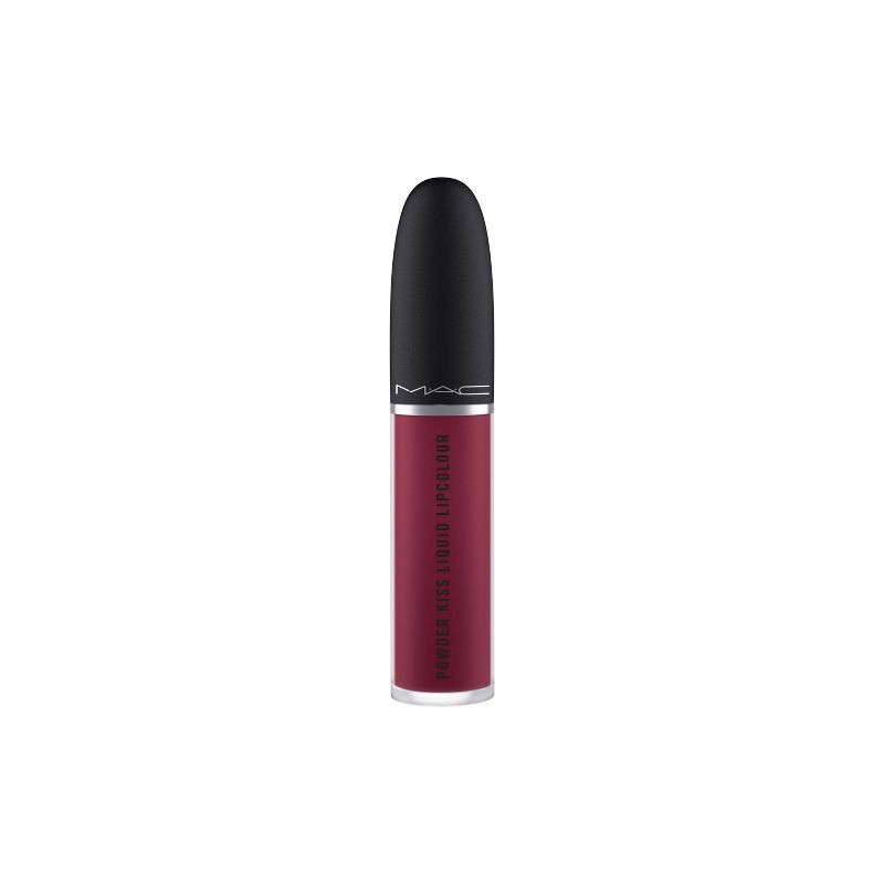 slide 2 of 7, MAC Powderkiss Liquid Lip Color - 9 Burning Love - 0.17 fl oz - Ulta Beauty, 0.17 fl oz