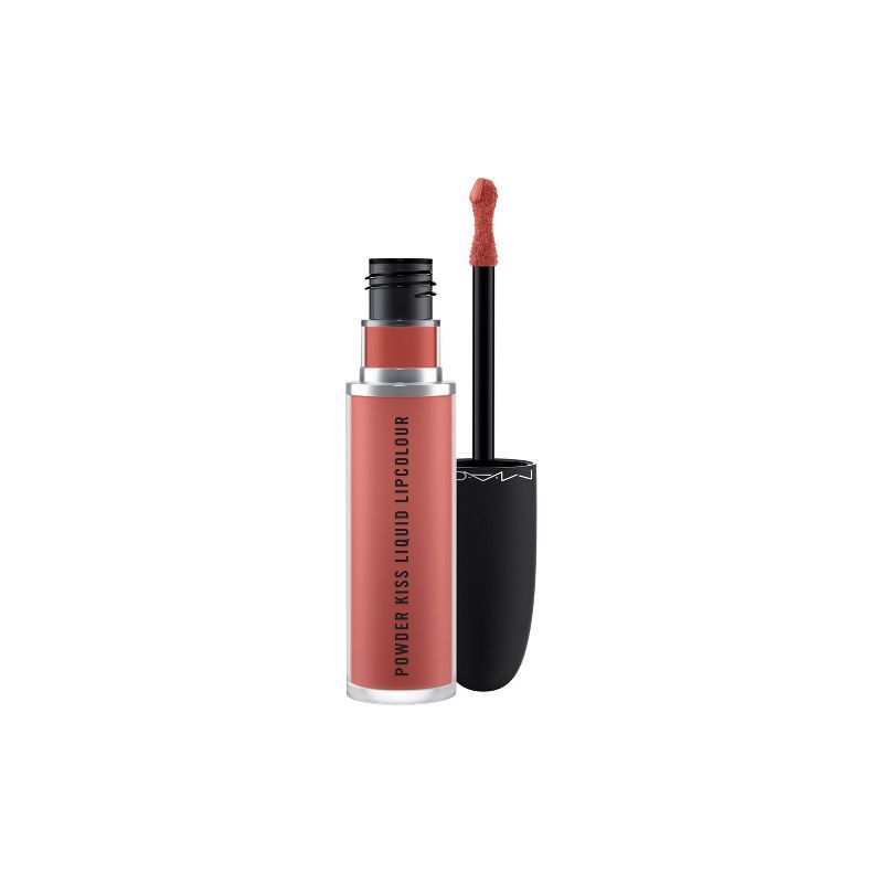 slide 1 of 7, MAC Powderkiss Liquid Lip Color - 1 Mull It Over - 0.17 fl oz - Ulta Beauty, 0.17 fl oz