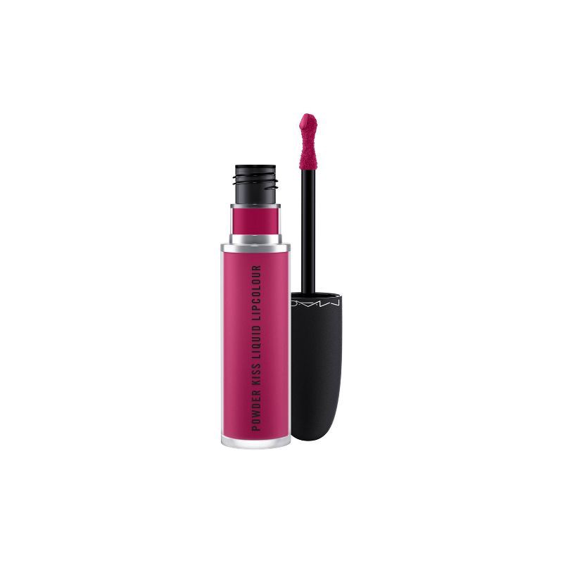 slide 1 of 7, MAC Powderkiss Liquid Lip Color - 6 Make It Fashun - 0.17 fl oz - Ulta Beauty, 0.17 fl oz