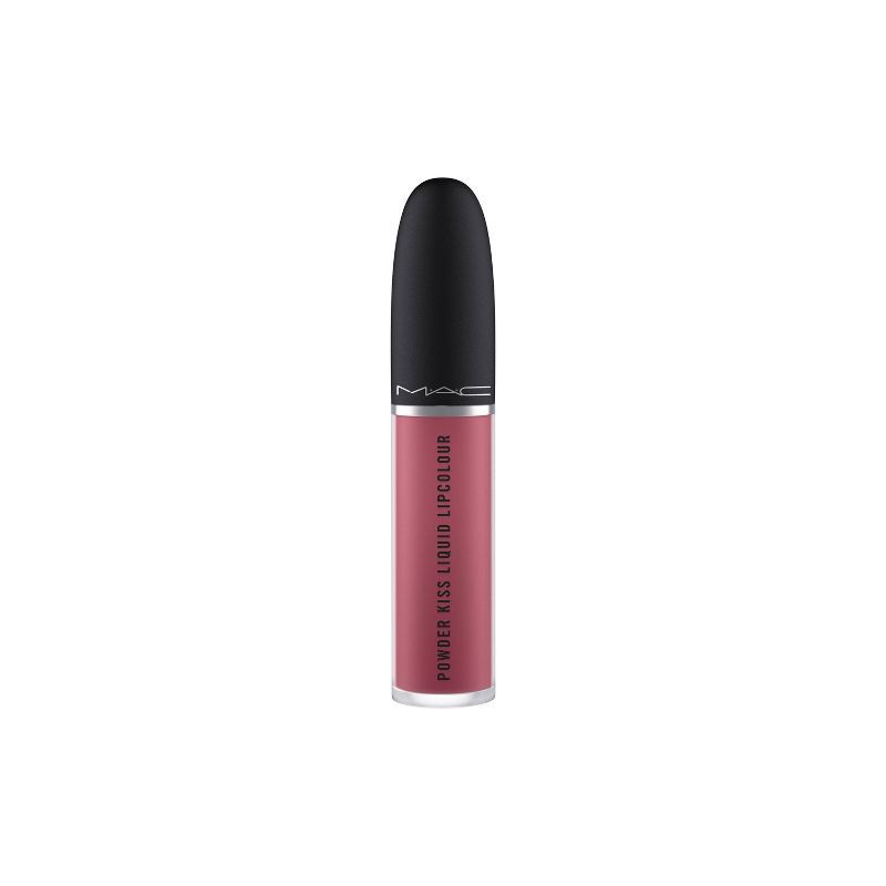 slide 2 of 7, MAC Powderkiss Liquid Lip Color - 3 More The Mehr-Ier - 0.17 fl oz - Ulta Beauty, 0.17 fl oz