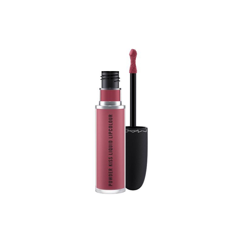 slide 1 of 7, MAC Powderkiss Liquid Lip Color - 3 More The Mehr-Ier - 0.17 fl oz - Ulta Beauty, 0.17 fl oz