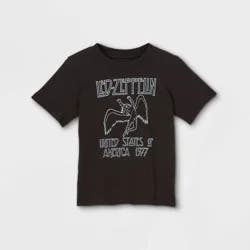 Toddler Boys' Led Zeppelin Short Sleeve Graphic T-Shirt - Black 18M