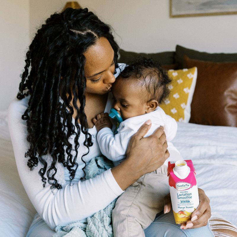 slide 14 of 16, Sweetie Pie Organics Mango Banana Lactation Smoothie - 11.1 fl oz/4pk, 11.1 fl oz, 4 ct