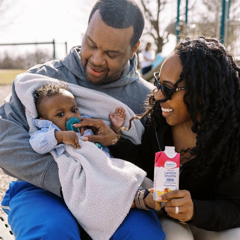 slide 4 of 16, Sweetie Pie Organics Mango Banana Lactation Smoothie - 11.1 fl oz/4pk, 11.1 fl oz, 4 ct