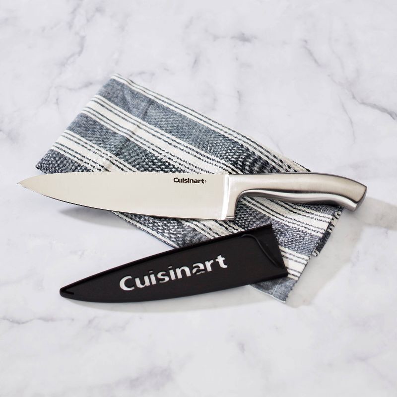 slide 3 of 5, Cuisinart Classic 8" Stainless Steel Chef Knife with Blade Guard - C77SS-8CF2: High Carbon, Ergonomic, Rust-Resistant, 1 ct