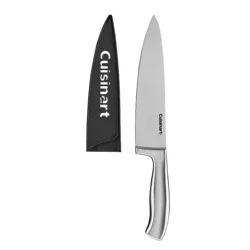 Cuisinart Classic 8&quot; Stainless Steel Chef Knife with Blade Guard - C77SS-8CF2: High Carbon, Ergonomic, Rust-Resistant