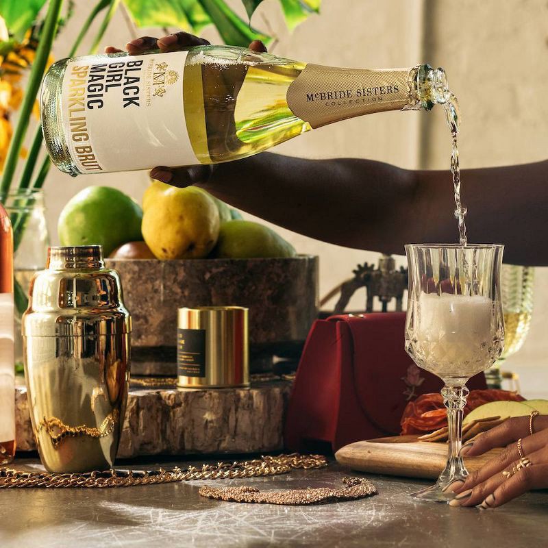 slide 3 of 7, McBride Sisters Black Girl Magic Sparkling Brut White Wine - 750ml Bottle, 750 ml