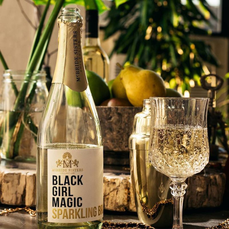 slide 4 of 7, McBride Sisters Black Girl Magic Sparkling Brut White Wine - 750ml Bottle, 750 ml