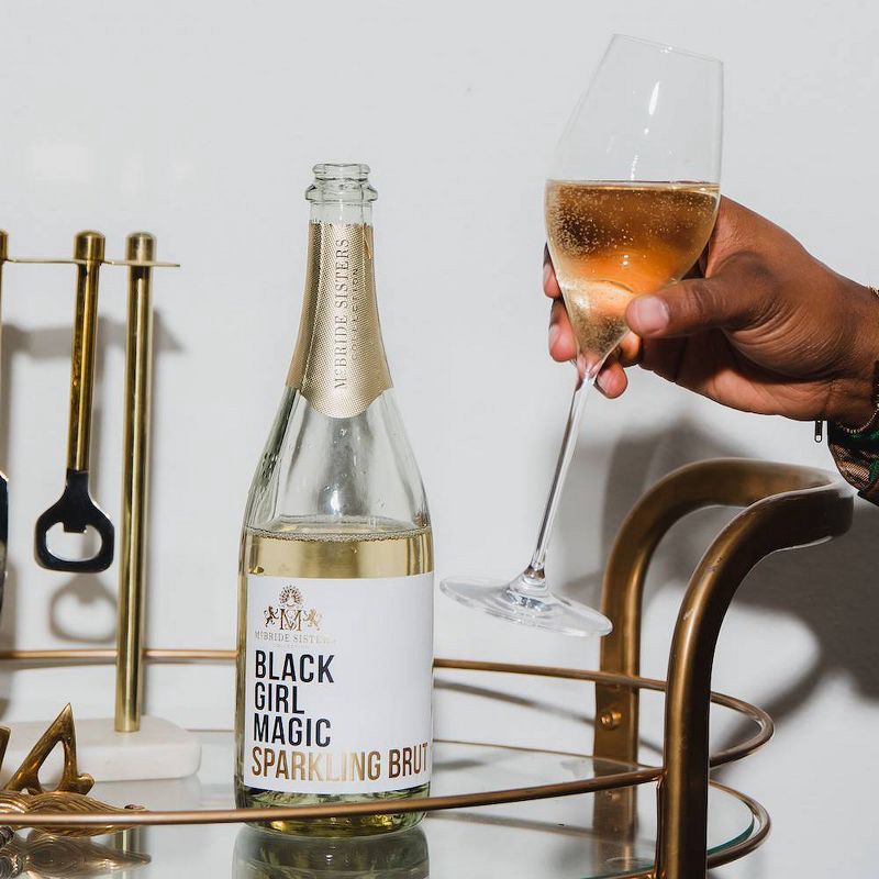 slide 5 of 7, McBride Sisters Black Girl Magic Sparkling Brut White Wine - 750ml Bottle, 750 ml