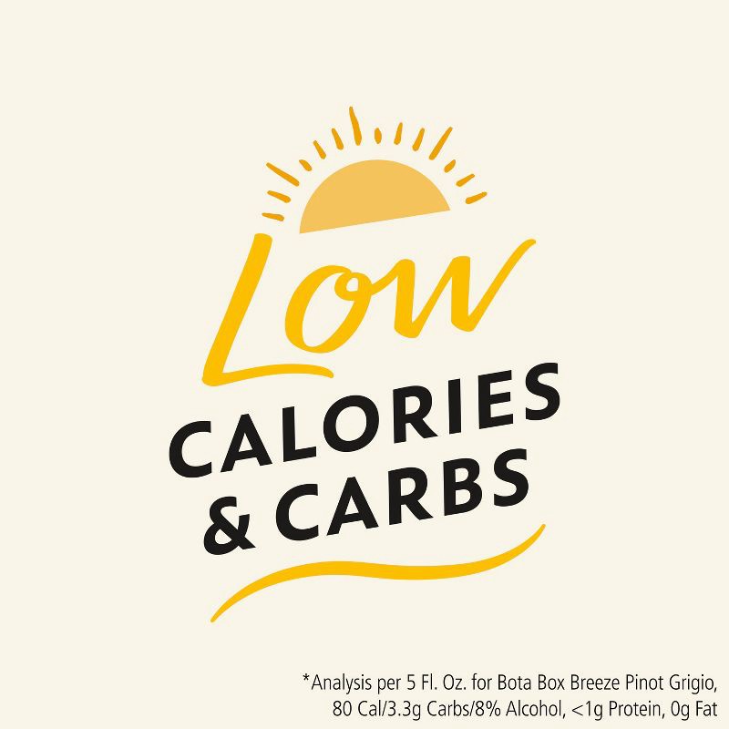 slide 4 of 7, Bota Box Breeze Pinot Grigio White Wine - 3L Bottle, 3 liter