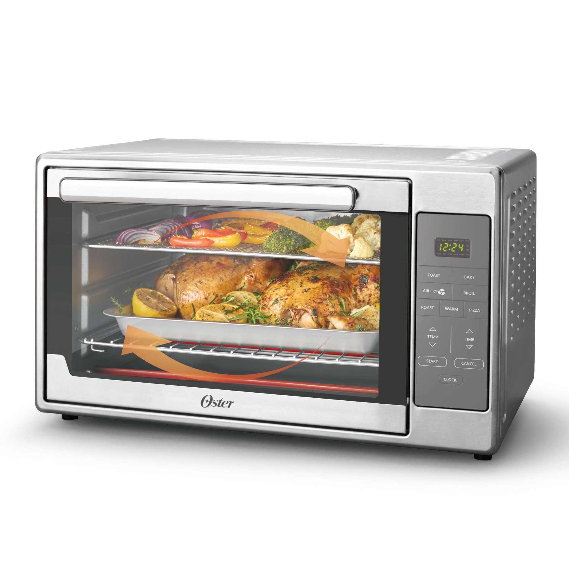 slide 1 of 6, Oster XL Digital Air Fryer Toaster Oven, 1 ct