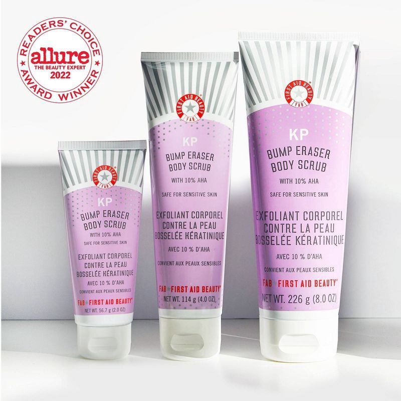 slide 6 of 6, FIRST AID BEAUTY KP Bump Eraser Body Scrub - Travel Size - 2oz - Ulta Beauty, 2 oz