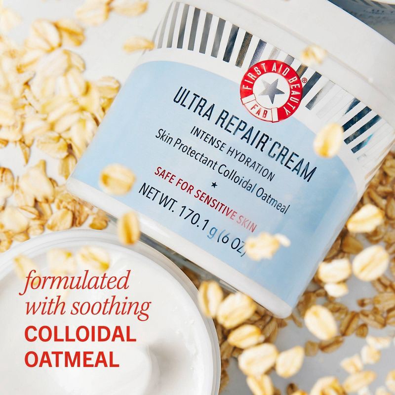 slide 7 of 9, FIRST AID BEAUTY Face and Body Moisturizing Cream for Dry Skin - Unscented - 2oz - Ulta Beauty, 2 oz