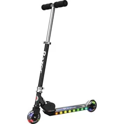 Razor A+ 2 Wheel Scooter with LED Lights - Black: Aluminum Frame, Urethane Wheels