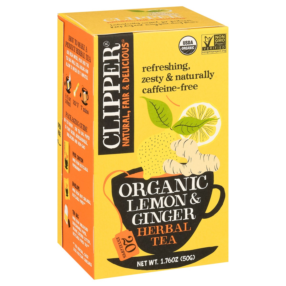 slide 8 of 9, Clipper Main Squeeze Organic Tea Bags- 20 ct, 20 ct