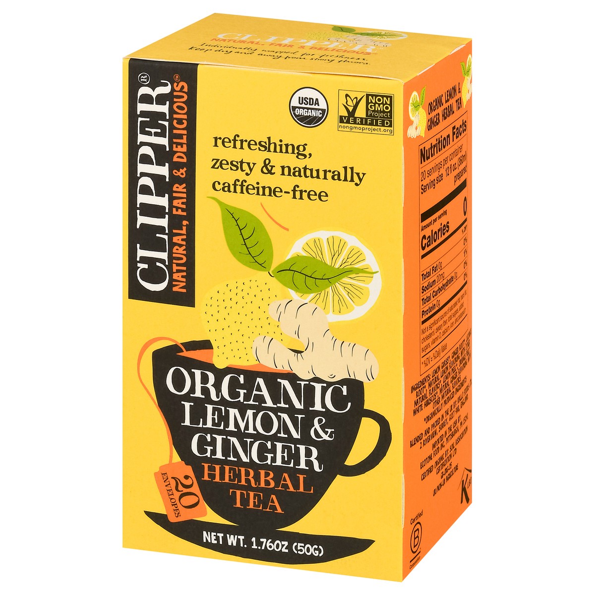 slide 4 of 9, Clipper Main Squeeze Organic Tea Bags- 20 ct, 20 ct