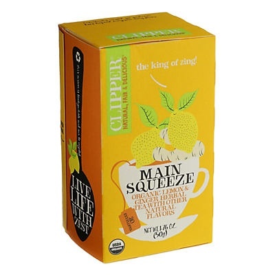 slide 1 of 1, Clipper Main Squeeze Organic Tea Bags, 20 ct