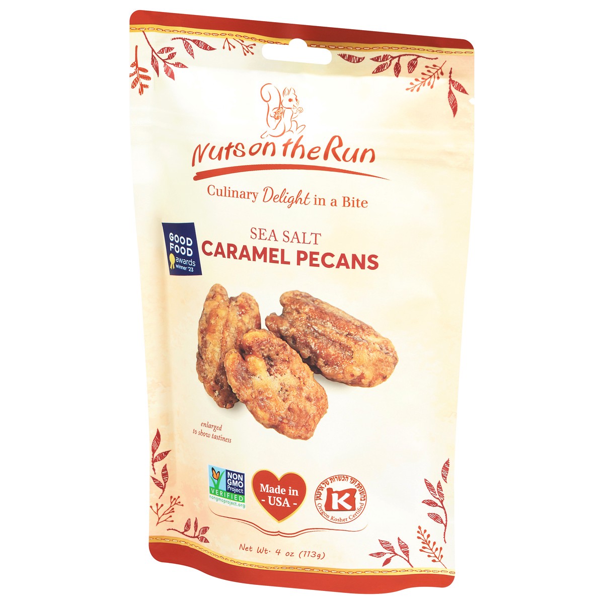 slide 9 of 14, Nuts On The Run Sea Salt Caramel Pecans, 4 oz