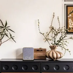 Wood Sound Sleep Alarm Table Clock Gray - Capello